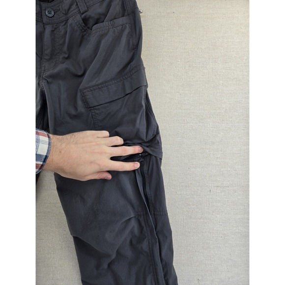REI Co-Op Sahara Convertible Pants Womens 10 Gray Zip Off Cargo Hiking Outdoor - Picture 15 of 15